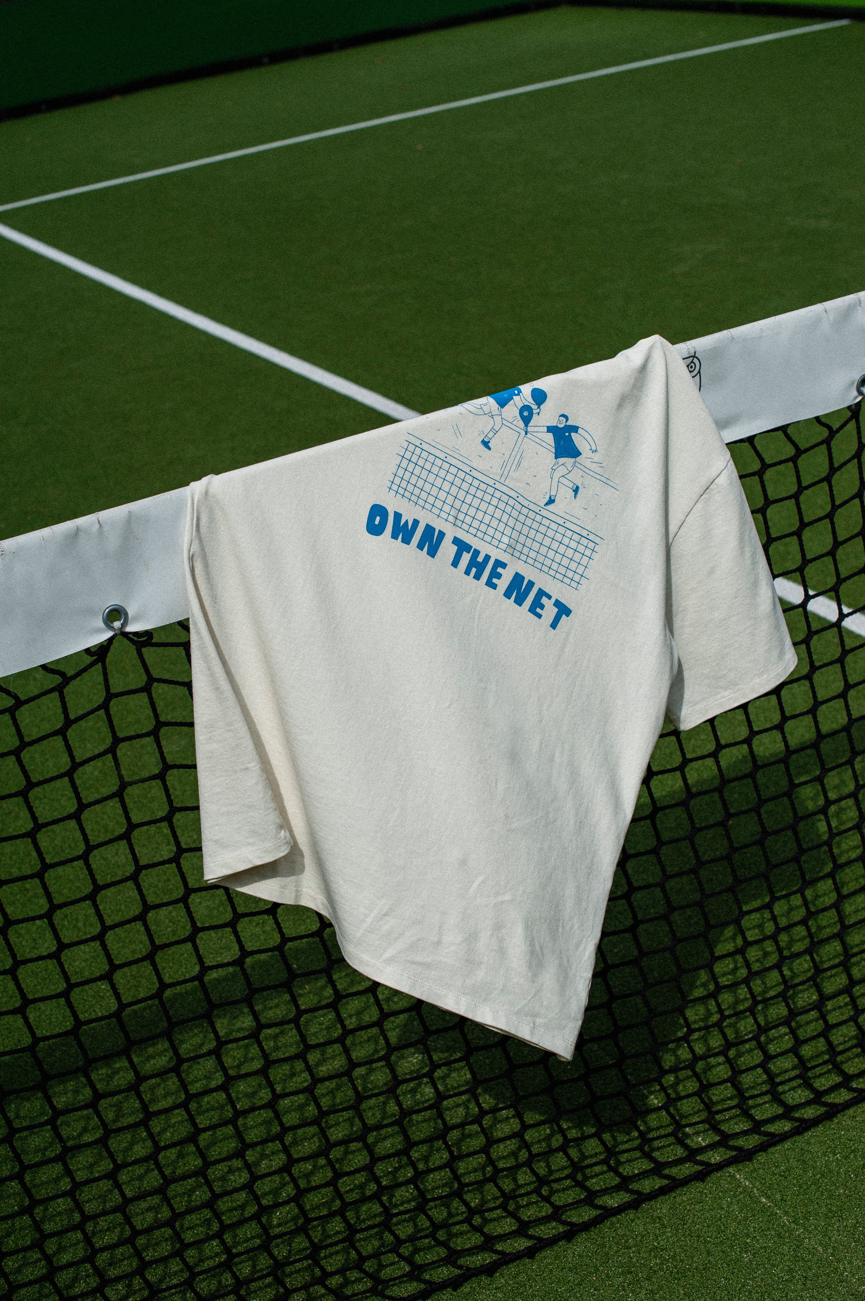 Own the Net Tee - Ecru